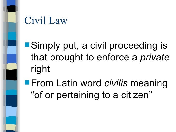 Understanding A Civil Case