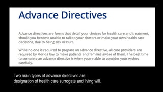 Understanding advance directives | PPTX
