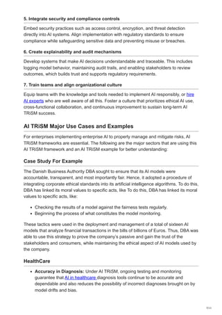 Comprehensive Framework for AI Trust, Risk, and Security Management (AI ...
