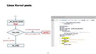 Understanding a kernel oops and a kernel panic | PDF