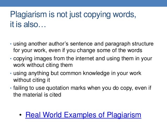 Understanding And Avoiding Plagiarism