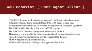 Understanding and compliance of ietf rfc 3262 reliability | PPTX