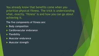 Understanding and creating an exercise program | PPTX