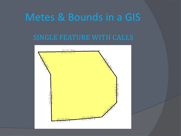 Understanding And Drafting Metes & Bounds Descriptions
