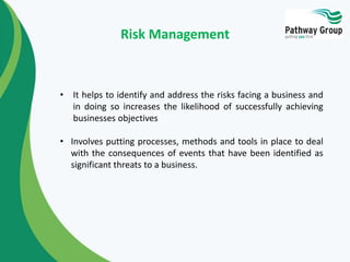 Understanding and Managing Risk | PPTX