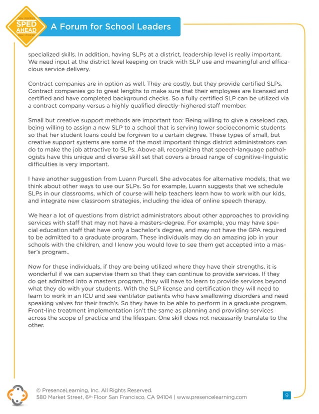 Understanding and Managing the Growing SLP Shortage