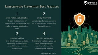 Understanding and Mitigating Ransomware Attacks | PDF