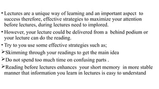 UNDERSTANDING AND PARTICIPATING IN LECTURES.pptx