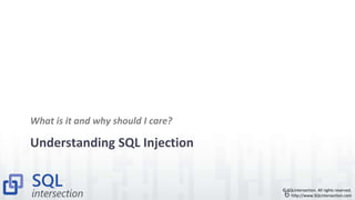Understanding and preventing sql injection attacks