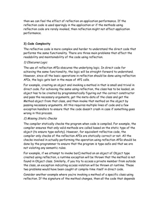 Understanding And Using Reflection