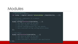 Modules
 