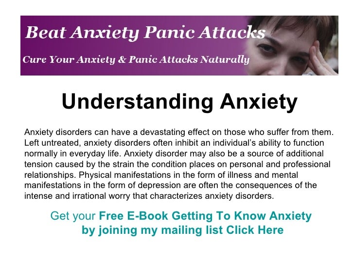 Understanding Anxiety