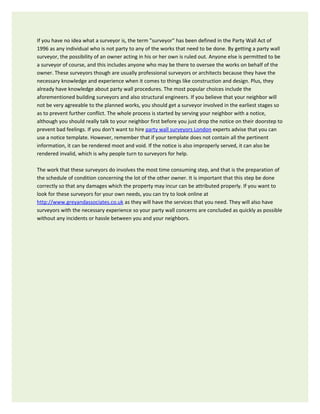 Understanding a party wall agreement