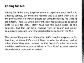 Understanding asc coding and billing | PPTX
