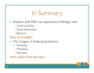 Comprehensive Professional Development on Autism Spectrum Disorder ...