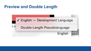 Preview and Double Length
 