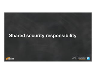 Shared security responsibility
 