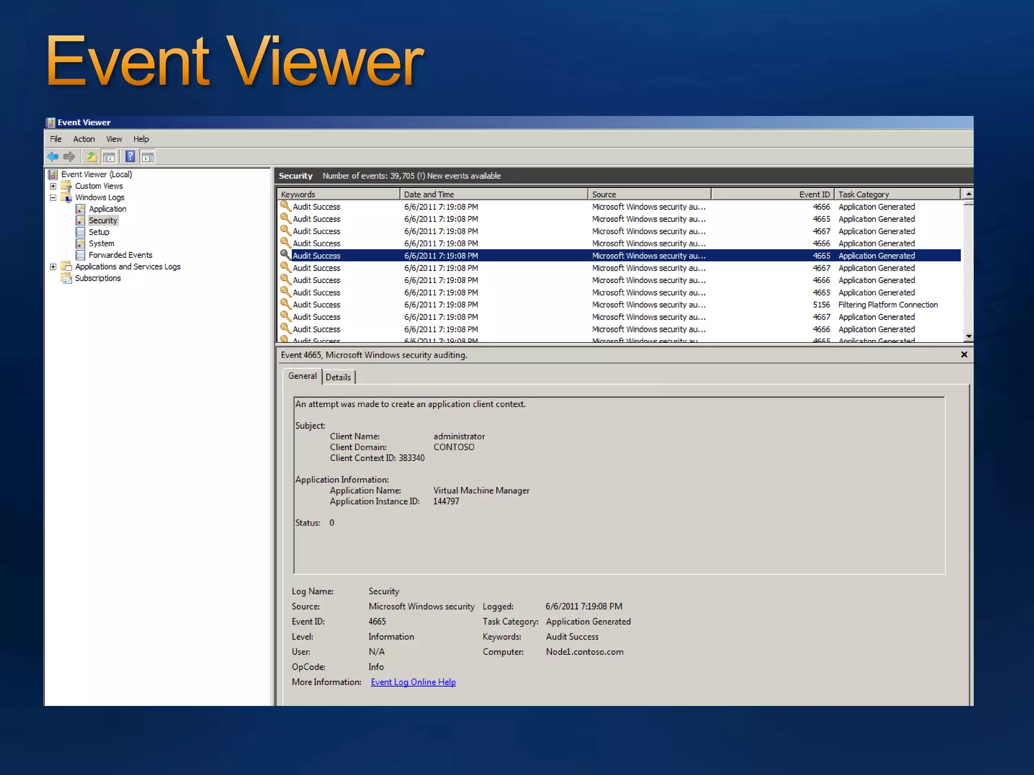 Event Viewer