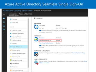 Azure Active Directory Seamless Single Sign-On
 
