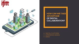 ▪ DIGITAL PLATFORM
▪ EXPERIENCE DESIGN
▪ B2B2C
 