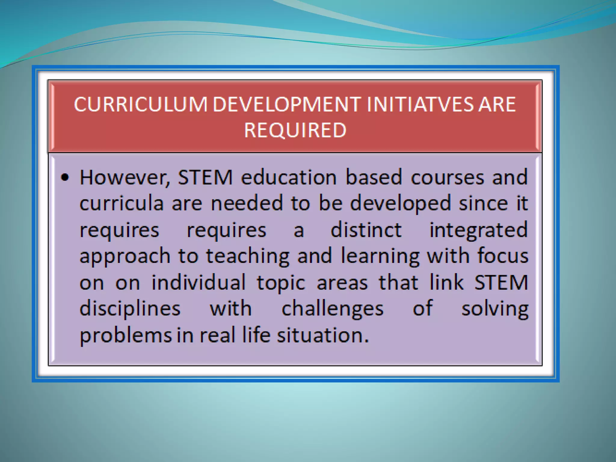 Understanding basics of STEM education