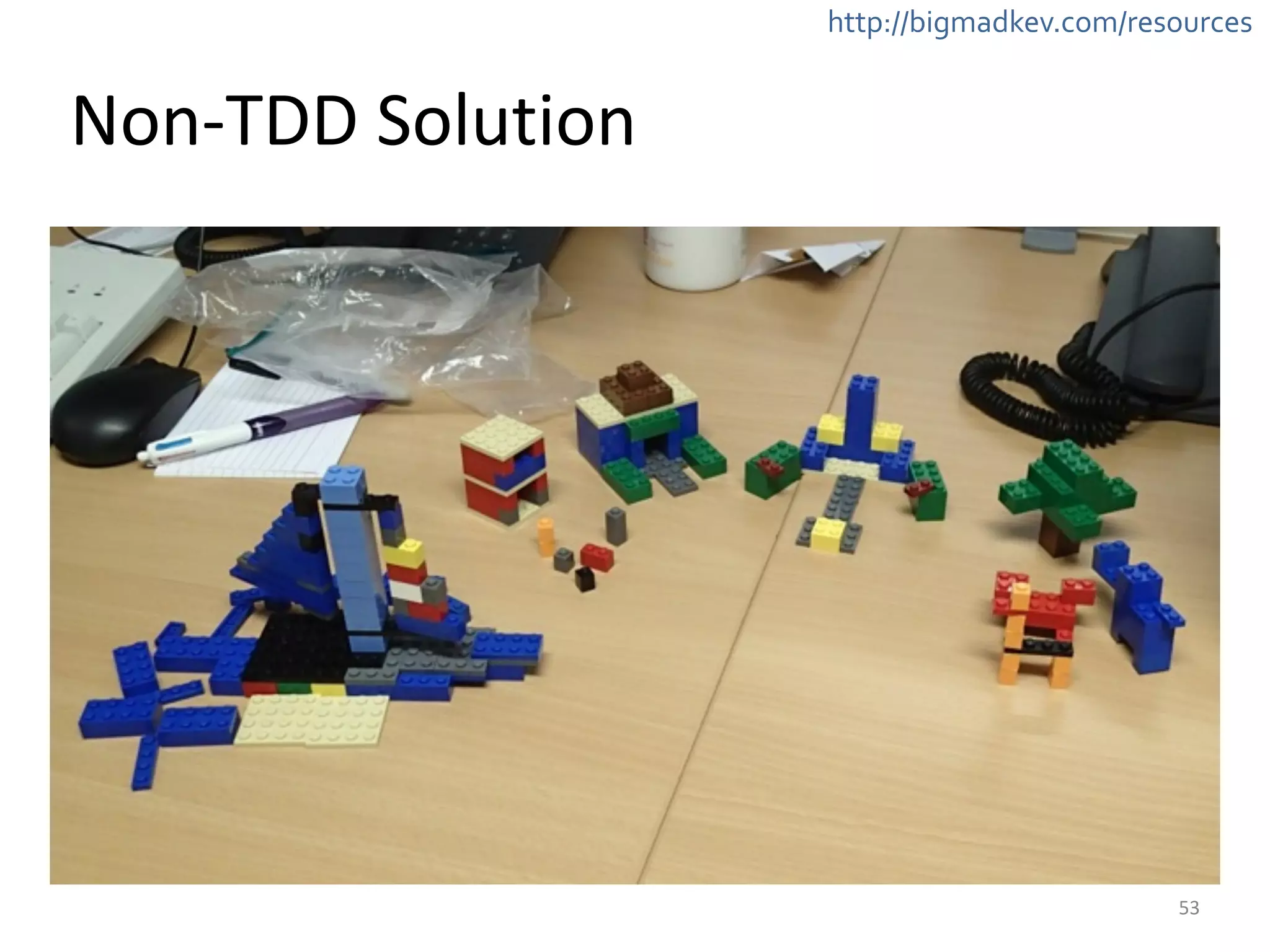 http://bigmadkev.com/resources 
Non-­‐TDD 
Solution 
53 
 