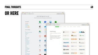 FINAL THOUGHTS
OR HERE
68
 