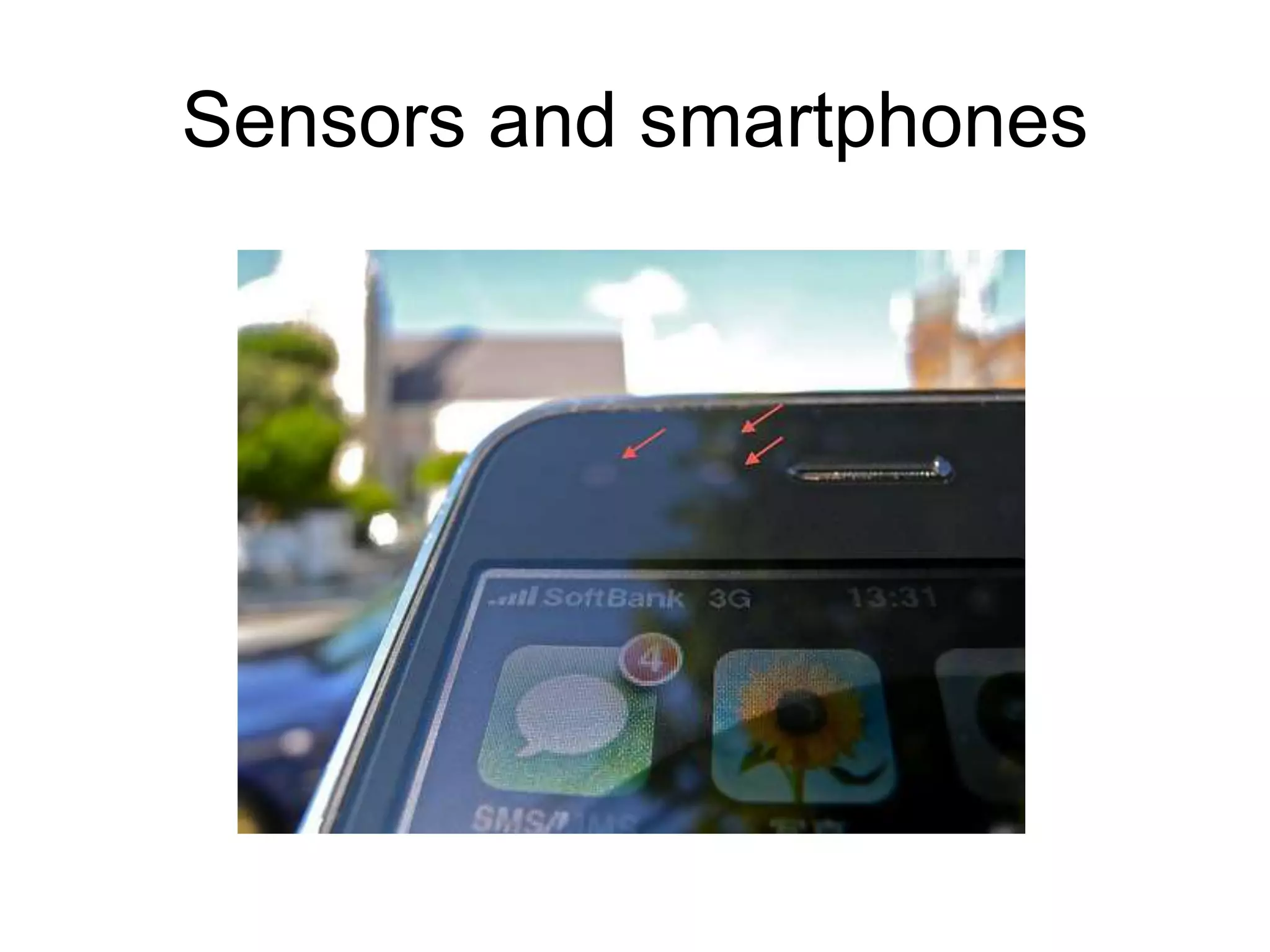 Sensors and smartphones
 