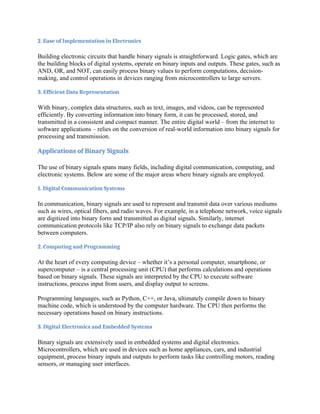 Understanding Binary Signals The Foundation of Digital Communication ...