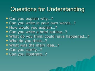 Understanding Bloom’s Taxonomy | PPT