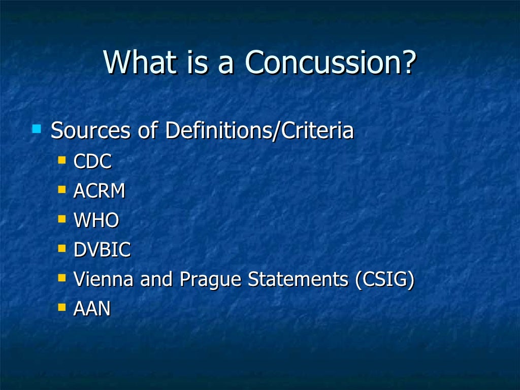Understanding Brain Concussion: Facts Assessment and Intervention