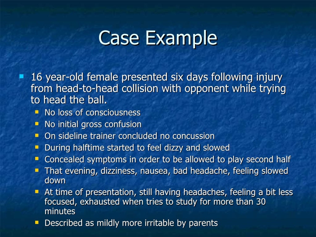Understanding Brain Concussion: Facts Assessment and Intervention