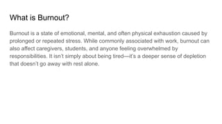 Understanding Burnout - Causes, Effects, and How to Cope | PDF