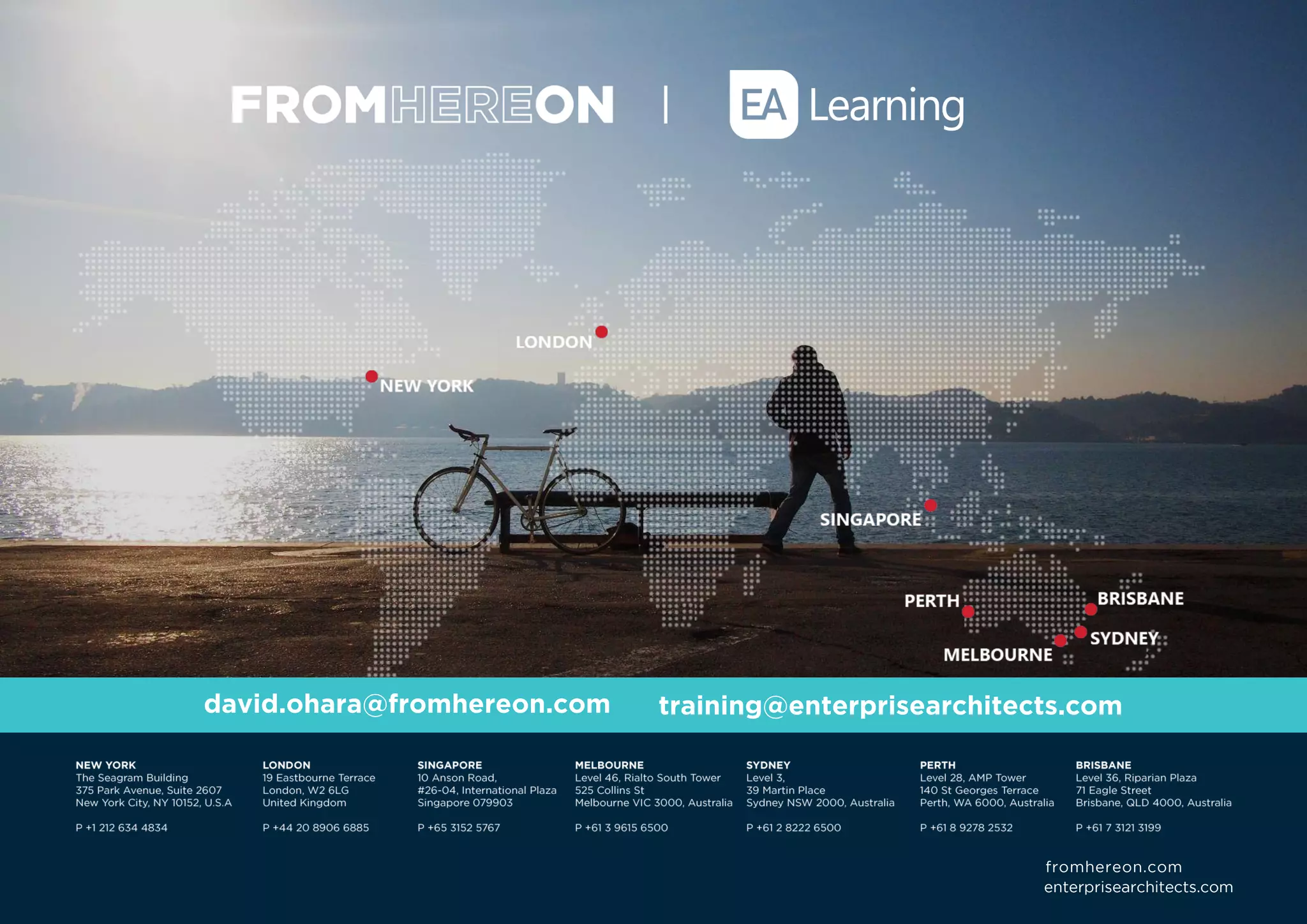 P / 23enterprisearchitects.com
fromhereon.com
david.ohara@fromhereon.com training@enterprisearchitects.com
 