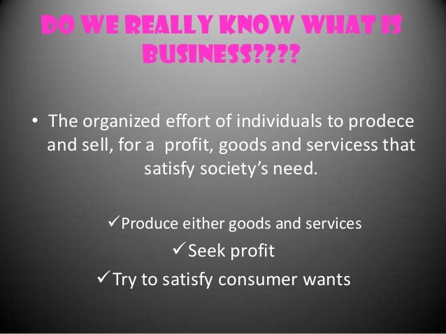 Understanding business fundamentals