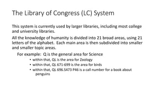 Understanding call numbers | PPTX
