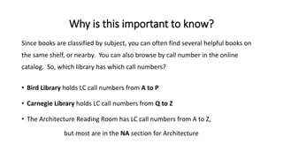 Understanding call numbers | PPTX