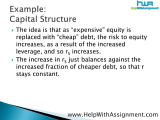Understanding capital structure | PPTX