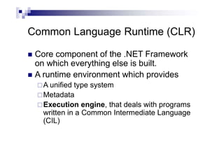 Understanding the Common Intermediate Language (CIL) | PPT