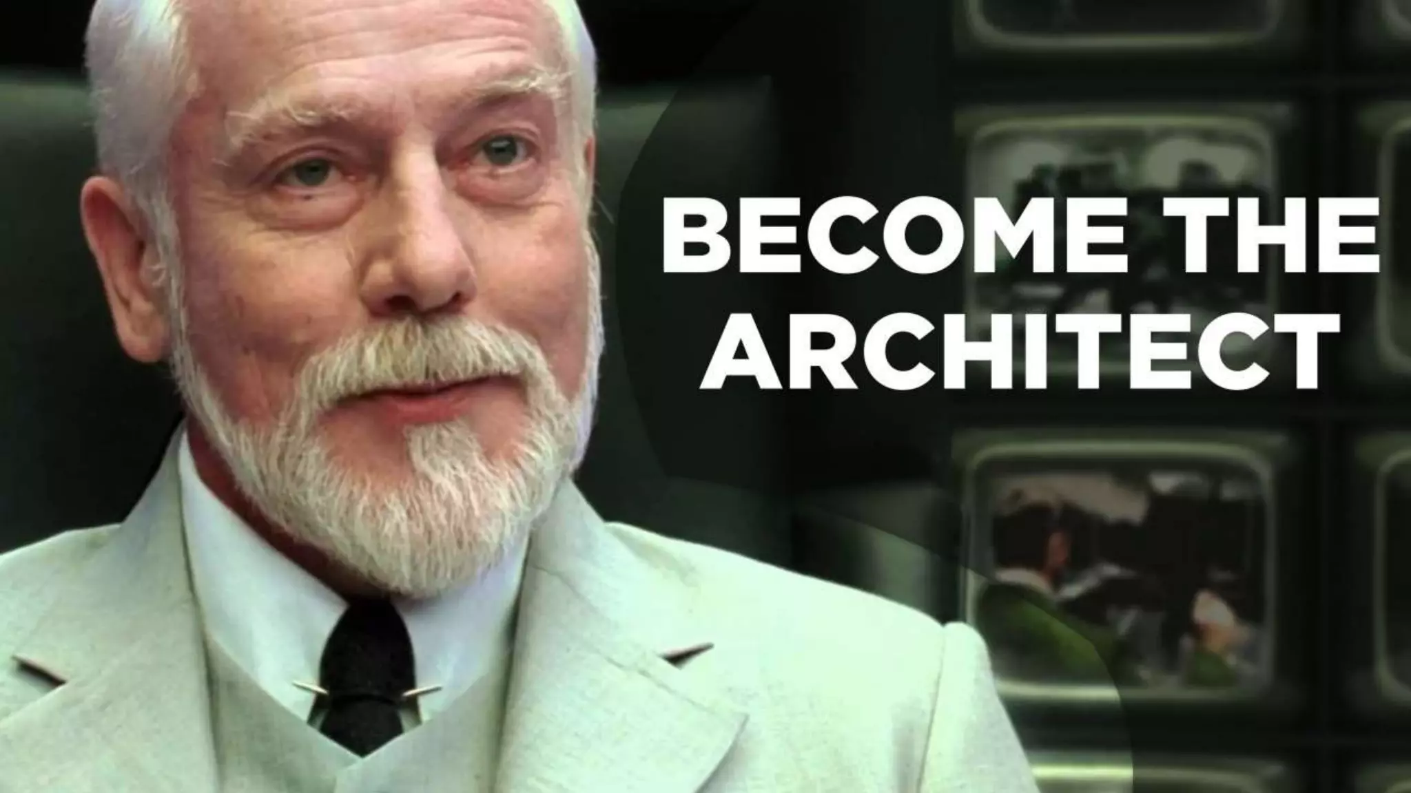 Throw in a matrix animation
• Maybe close with “Welcome to the Matrix, people”
 