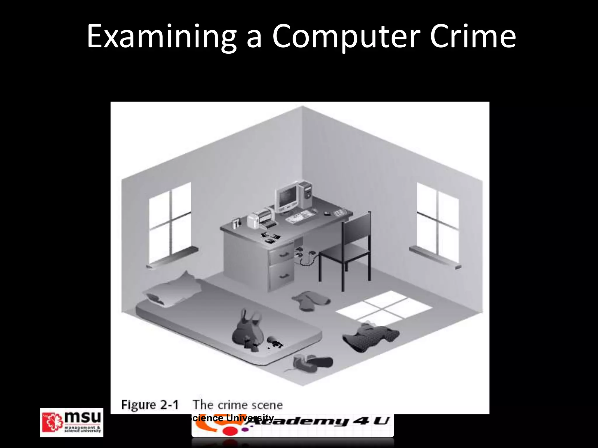 Examining a Computer Crime




 Management & Science University   © FISE
 