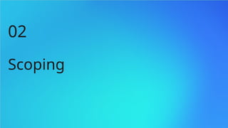 Scoping
02
 