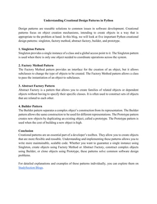 Understanding Creational Design Patterns in Python.docx
