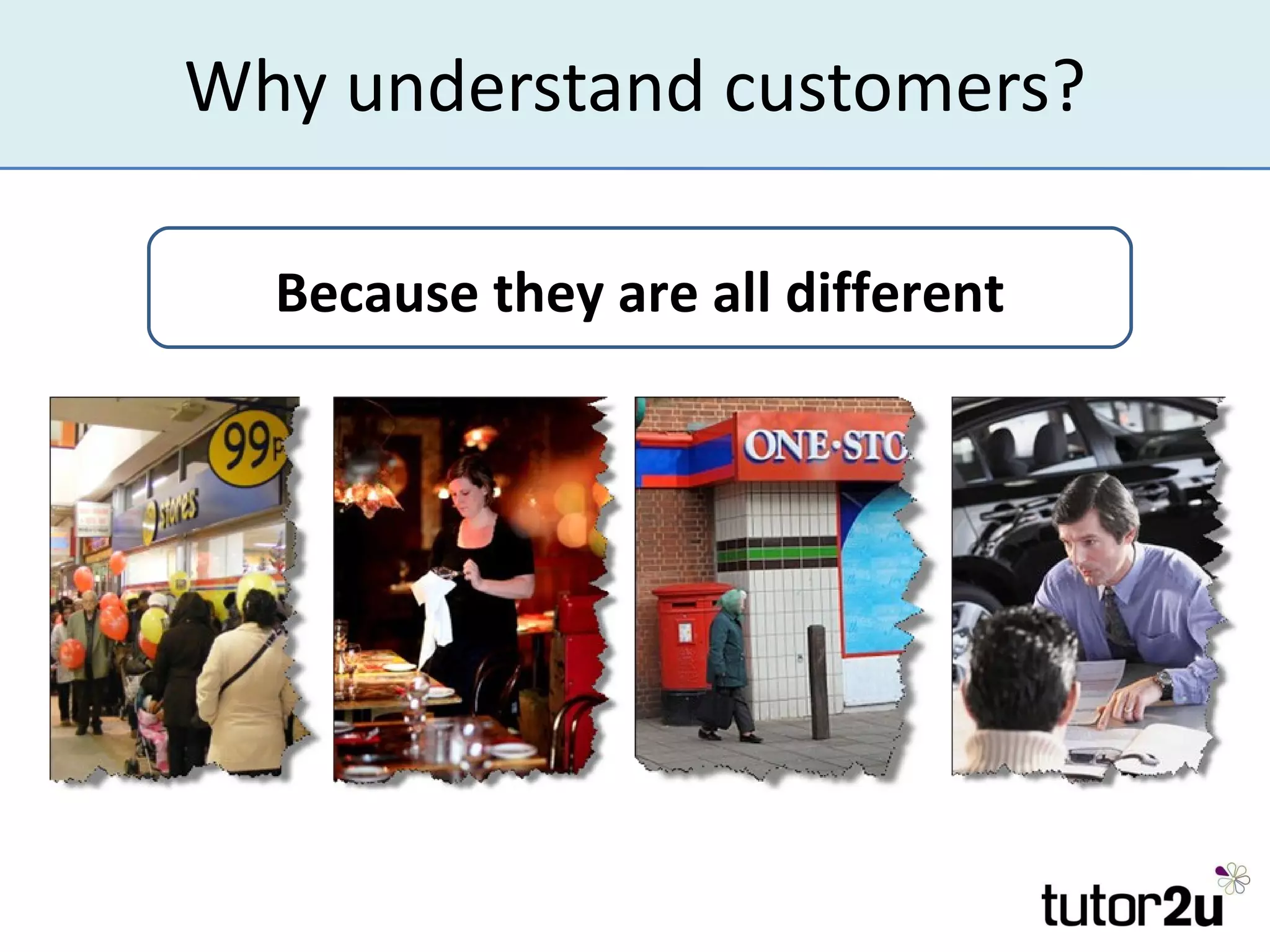 Understanding customer needs PPT