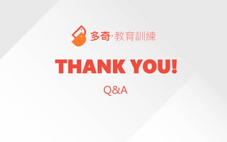 THANK YOU!
Q&A
 