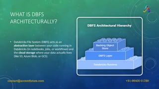 Understanding Databricks File System . | PPTX