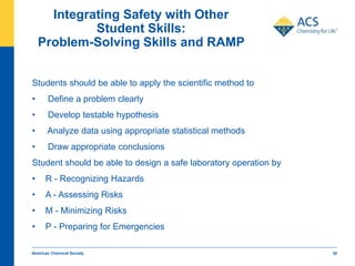 Understanding, Developing, and Implementing Laboratory Safety Culture ...