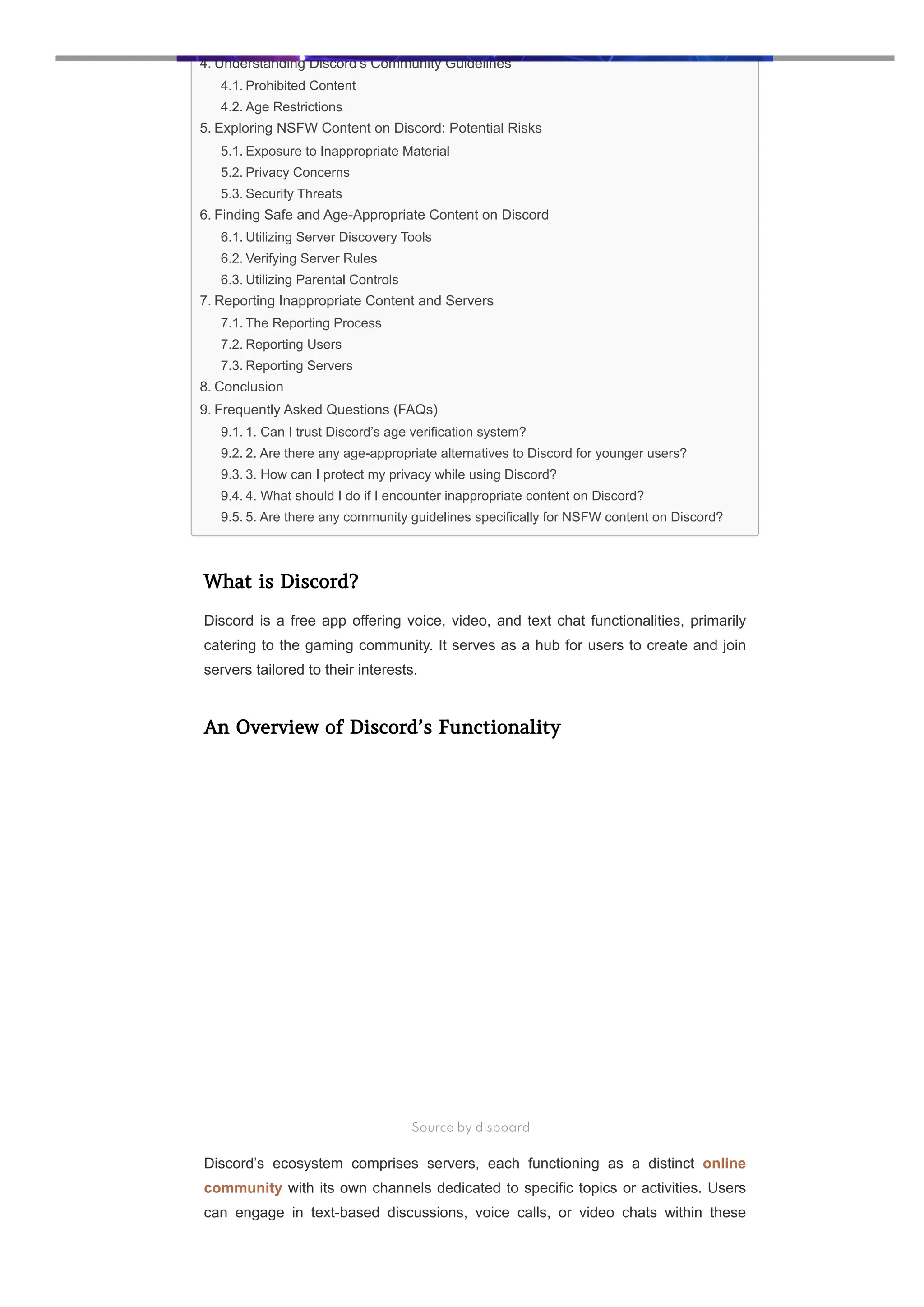 Curated visual reference: Visual Reference: Understanding Discord Nsfw Servers A Guide For Responsible Users Pdf