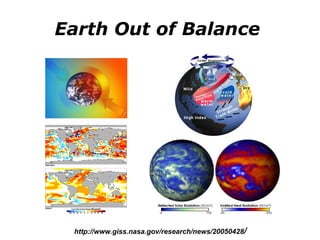 Earth Out of Balance 
http://www.giss.nasa.gov/research/news/20050428/ 
 