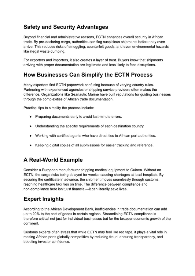 Understanding Electronic Cargo Tracking Notes (ECTN) for Smooth ...